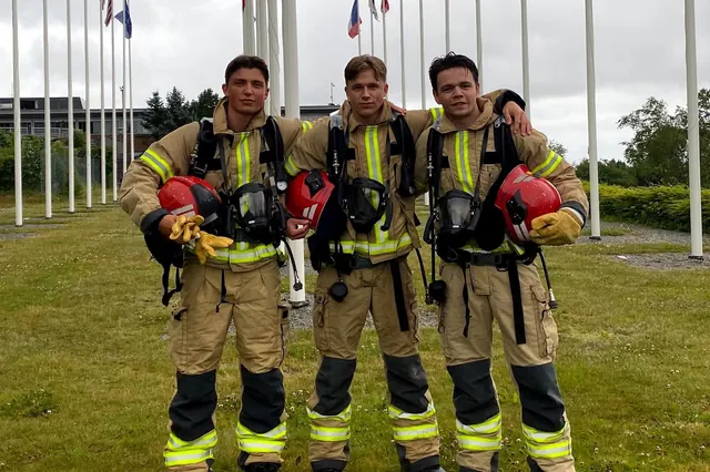 Smoke divers at the NATO Joint Warfare Centre in Stavanger.